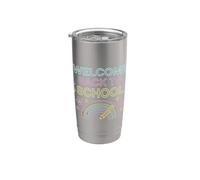 Retro Welcome Back to School Teacher Student Appreciation Stainless Steel Insulated Tumbler