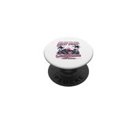 Retro West Coast Sunset Beach Vintage Coastal Landscape Grap PopSockets Adhesive PopGrip