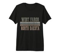 Retro West Fargo North Dakota Premium T-Shirt