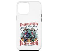 Retro Western Outlaws Forever - Día de los Muertos Cowboy Case for iPhone 12 Pro Max