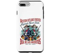 Retro Western Outlaws Forever - Día de los Muertos Cowboy Case for iPhone 7 Plus/8 Plus