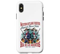 Retro Western Outlaws Forever - Día de los Muertos Cowboy Case for iPhone X/XS