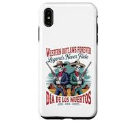 Retro Western Outlaws Forever - Día de los Muertos Cowboy Case for iPhone XS Max