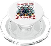 Retro Western Outlaws Forever - Día de los Muertos Cowboy PopSockets PopGrip for MagSafe