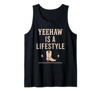Retro Western Rodeo Cowboycore Bull Rider Dusty Denim Tee Tank Top
