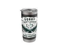 Retro Whitetail Dear Shed Hunt | Antler Quest Humor Stainless Steel Insulated Tumbler