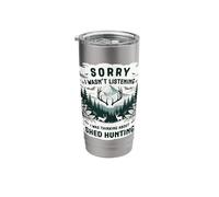 Retro Whitetail Dear Shed Hunt | Antler Quest Humor Stainless Steel Insulated Tumbler