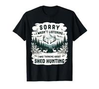 Retro Whitetail Dear Shed Hunt | Antler Quest Humor T-Shirt