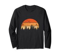 Retro Wildlife Trees Outdoors Nature Forest Sleeveless Eagle Long Sleeve T-Shirt