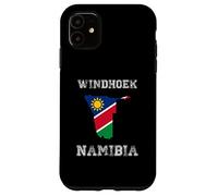 Retro Windhoek Namibia Distressed Namibia Flag Case for iPhone 11