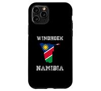 Retro Windhoek Namibia Distressed Namibia Flag Case for iPhone 11 Pro