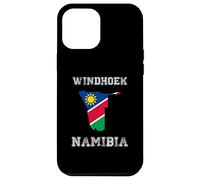 Retro Windhoek Namibia Distressed Namibia Flag Case for iPhone 12 Pro Max