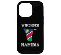 Retro Windhoek Namibia Distressed Namibia Flag Case for iPhone 13 Pro
