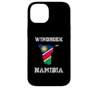 Retro Windhoek Namibia Distressed Namibia Flag Case for iPhone 14