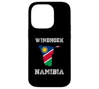 Retro Windhoek Namibia Distressed Namibia Flag Case for iPhone 14 Pro