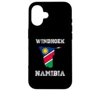 Retro Windhoek Namibia Distressed Namibia Flag Case for iPhone 16