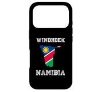 Retro Windhoek Namibia Distressed Namibia Flag Case for iPhone 17 Pro
