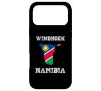 Retro Windhoek Namibia Distressed Namibia Flag Case for iPhone 17 Pro Max