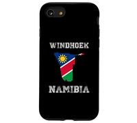 Retro Windhoek Namibia Distressed Namibia Flag Case for iPhone SE (2020) / 7/8