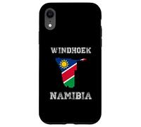 Retro Windhoek Namibia Distressed Namibia Flag Case for iPhone XR