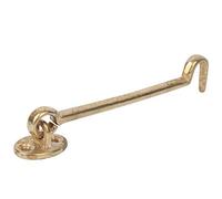 Retro Window Latches，Chinese Style Window Latches Antique Brass Security Window Stay Hook Wind Brace(Brass)