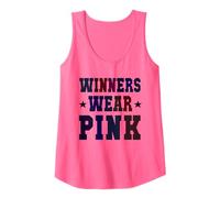 Retro Winners WEAR Pink Field Day Run Fun Summer Camp Dream Tank Top