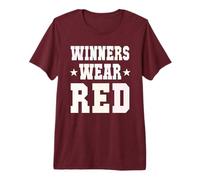 Retro Winners WEAR RED Spirit Week War Game Day Summer Camp Premium T-Shirt