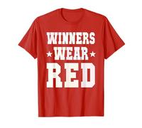 Retro Winners WEAR RED Spirit Week War Game Day Summer Camp T-Shirt