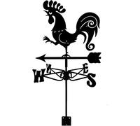 Retro WLLXTK Crafts Ornaments Weather Vane Wind Direction Indicator Creative Wind Vane Home Measuring Tool for Outdoor Garden Decoration