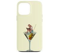 Retro Woman Reading Bookish Book Lover Martini Case for iPhone 13 Pro Max