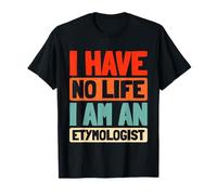 Retro Word History Linguistics Origins Vintage Etymologist T-Shirt