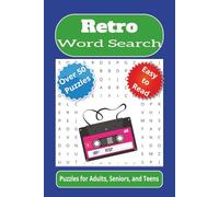 Retro Word Search: Word searches with easy to read print about retro, throwbacks, classics, and more