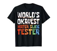 Retro World's Okayest Water Slide Tester T-Shirt
