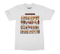 Retro Wrestling Fan T-Shirt - Men - 2XL - White - Funny Wrestler Gift Wrestle Tee for Men Kids - 80s 90s Inspired Vintage Fighter Graphic Shirt
