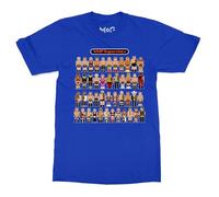 Retro Wrestling Fan T-Shirt - Men - M - Royal Blue - Funny Wrestler Gift Wrestle Tee for Men Kids - 80s 90s Inspired Vintage Fighter Graphic Shirt