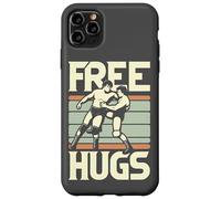 Retro Wrestling Ring Match Vintage Style Free Hugs Wrestlers Case for iPhone 11 Pro Max