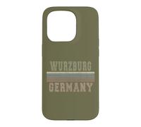 Retro Wurzburg Germany Case for iPhone 15 Pro