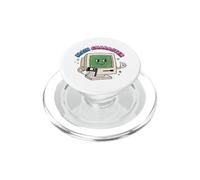 Retro Y2K Main Character Icon with Floppy Disk PopSockets PopGrip for MagSafe