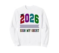 Retro Year End School LAST DAY 2026 Signature AUTOGRAPHS Art Sweatshirt