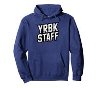 Retro YEARBOOK STAFF Writing Staff Squad Mode Shoot Pullover Hoodie