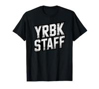 Retro Yearbook Staff Writing Staff Squad Mode Shoot Value Graphic T-Shirt