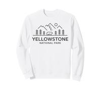 Retro Yellowstone National Park Shirt Vintage Hiking Camping Sweatshirt