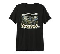 Retro Yosemite National Park Vintage Style 80s Half Dome Premium T-Shirt