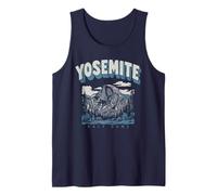 Retro Yosemite National Park Vintage Style 80s Half Dome Tank Top