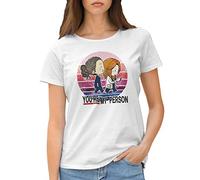 Retro You are My Person Greys Anatomy Vintage Women's White T-Shirt Size L