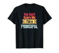 Retro You Can't Scare Me I'm A Principal Funny School Value Graphic T-Shirt