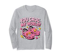 Rétro You Croc My World Funny Croc Valentine Long Sleeve T-Shirt