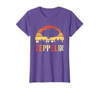 Retro Zeppelin 70s 80s Dirigible Airship Zepelin T-Shirt