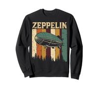 Retro Zeppelin Dirigible Airship Blimp Funny Vintage Zepplin Sweatshirt