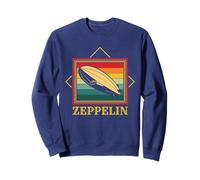 Retro Zeppelin Dirigible Blimp Airship Vintage Retro Sweatshirt